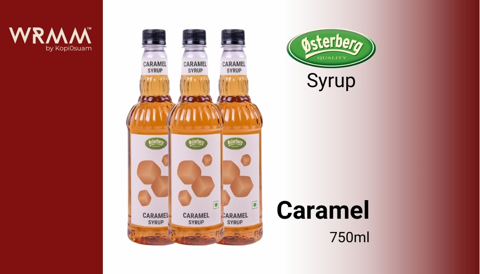 Osterberg Caramel Syrup 750ml x 3 Unit